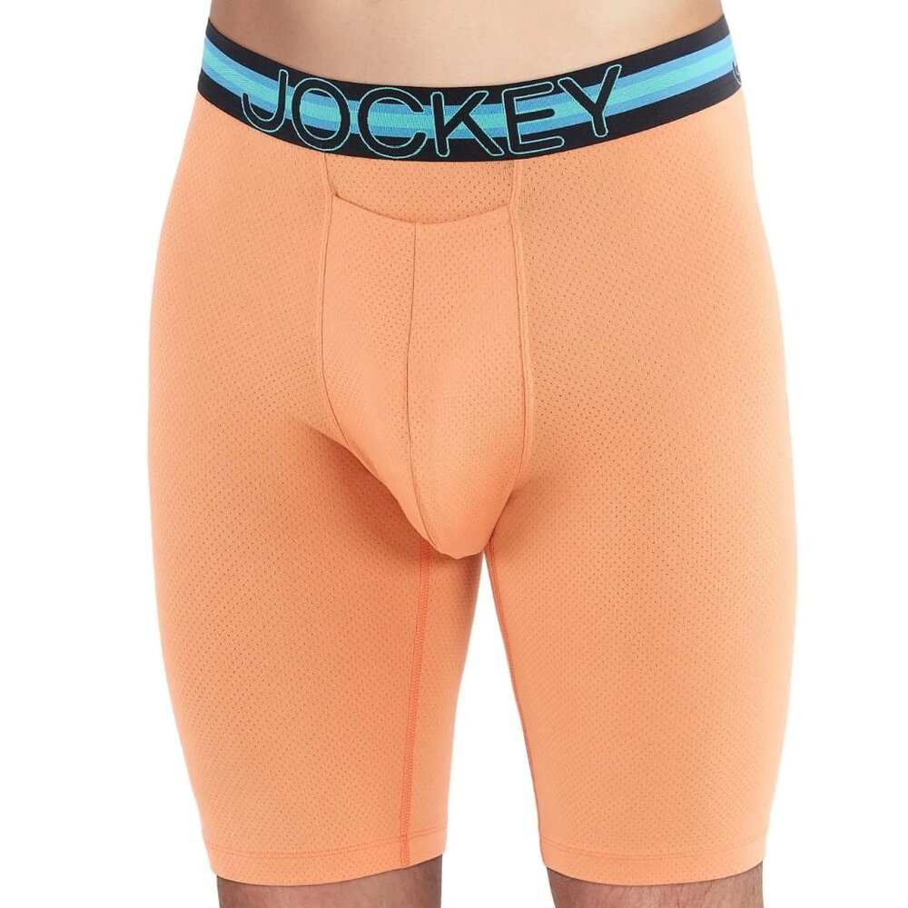 Jockey Men's Sport Stability Pouch Microfiber 11" Quad Short